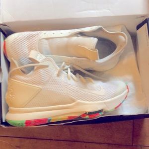 LeBron basketball shoes, size 10